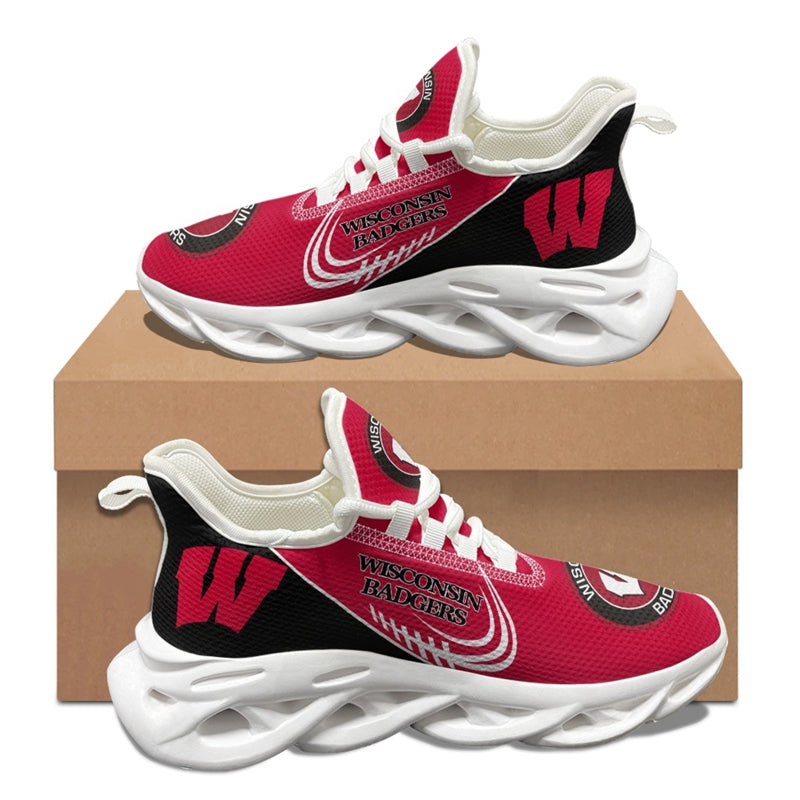Wisconsin Badgers V1 WK9 Sneaker Shoes For Men Women Fans