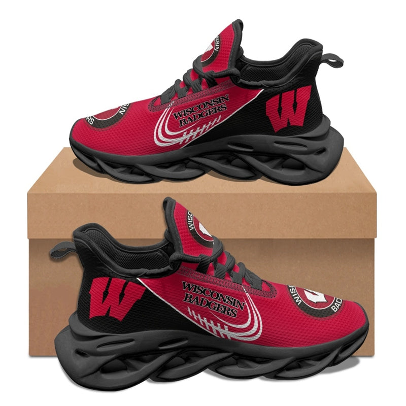 Wisconsin Badgers V1 WK9 Sneaker Shoes For Men Women Fans