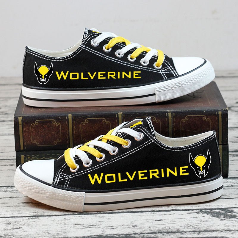 Wolverine Low Top Canvas Sport Sneakers Shoes For Men Women Fans