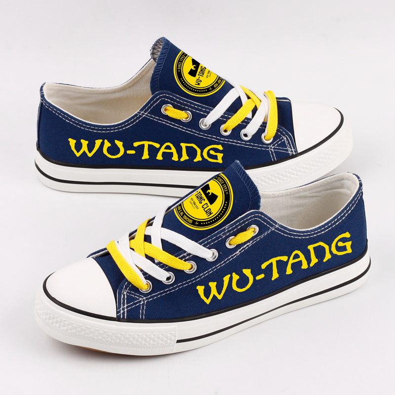 Wu-Tang Clan Low Top Canvas Sport Sneakers Shoes For Men Women Fans