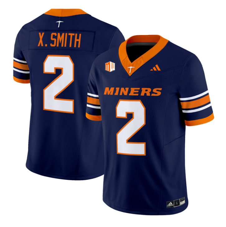 Xavier Smith Jersey #2 UTEP Miners 2016 Vapor Limited Stitched