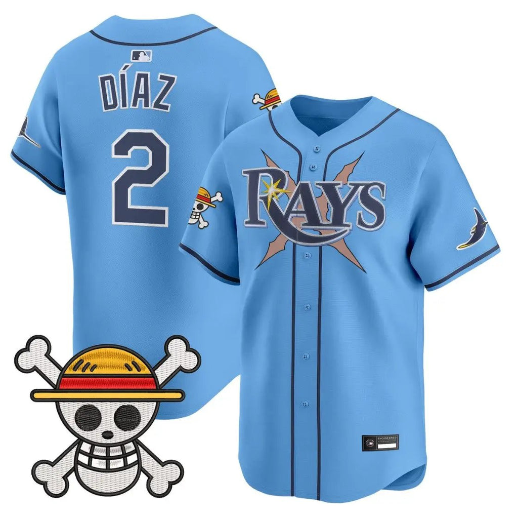 Yandy Díaz Jersey #2 Tampa Bay Rays One Piece Premier Limited Stitched
