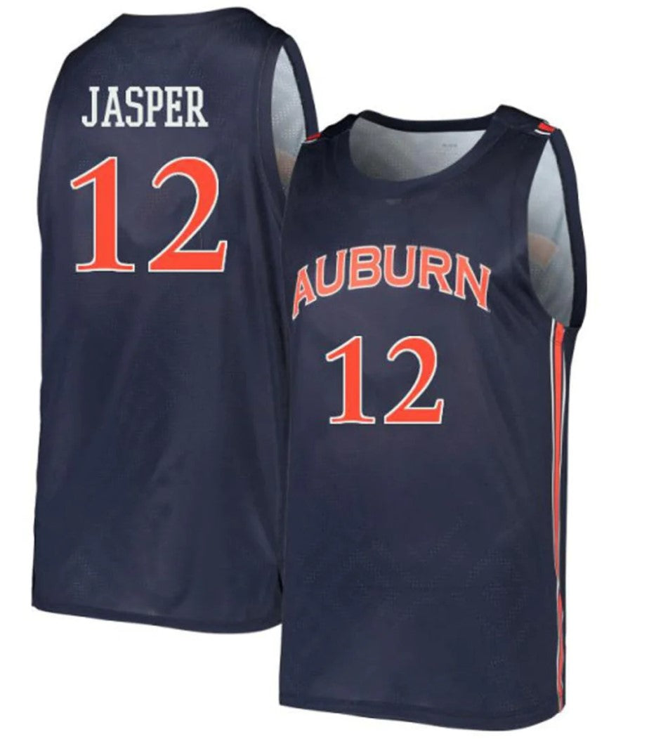Zep Jasper Jersey Auburn Tigers College Basketball #12