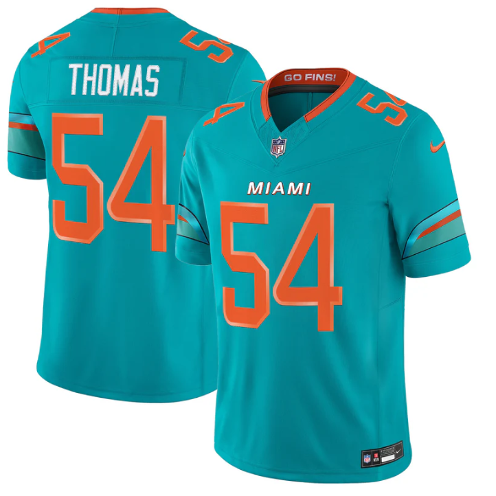 Zach Thomas Jersey #54 Rivalries 2025 Vapor Limited Stitched