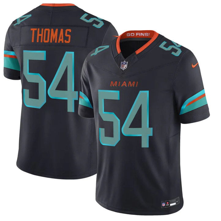 Zach Thomas Jersey #54 Rivalries 2025 Vapor Limited Stitched