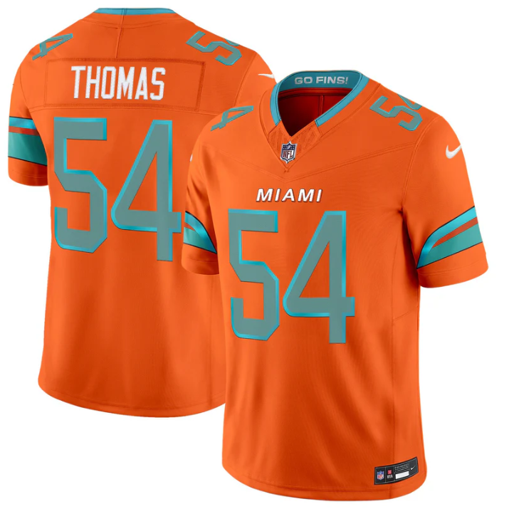 Zach Thomas Jersey #54 Rivalries 2025 Vapor Limited Stitched