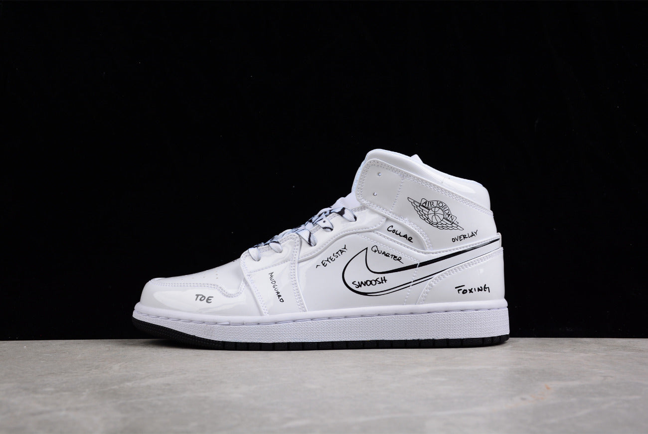 Air Jordan 1 Mid GS Schematic