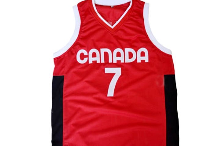 Steve Nash Jersey #7 Team Canada Basketball Red