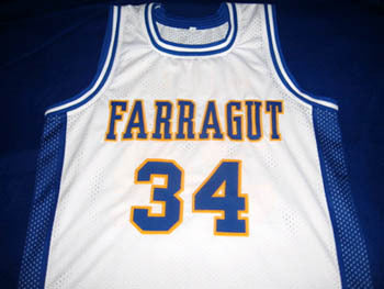 Kevin Garnett Jersey #34 Farragut High School Basketball White