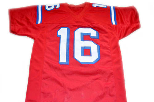 Shane Falco #16 The Replacement Movie Football Jersey Red