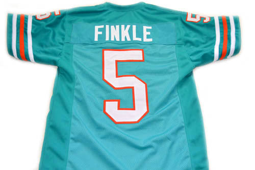 Ray Finkle #5 Ace Ventura Movie Football Jersey Teal Green