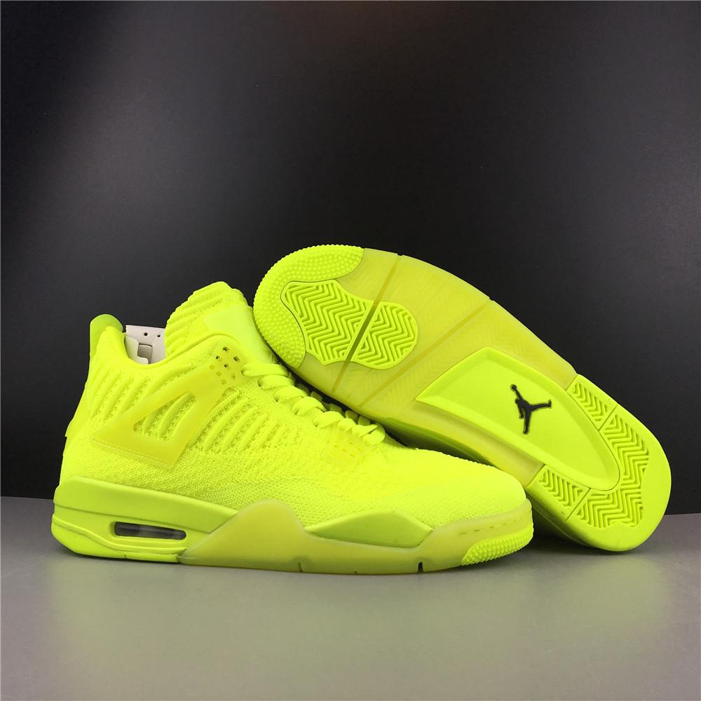Air Jordan 4 Retro Flyknit Volt