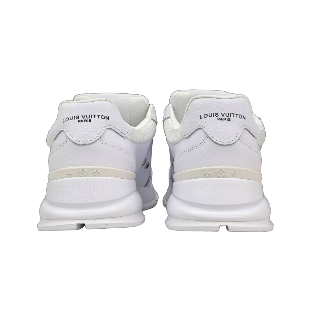 Luxury Lou Paris Classic Trainers White Black Shoes Sneakers