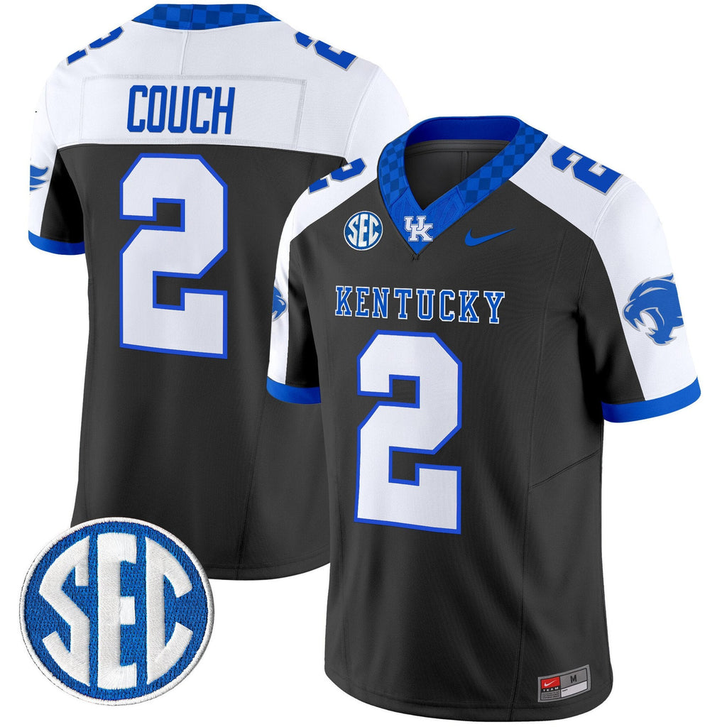 Tim Couch Jersey #2 Kentucky Wildcats 2025 Limited Stitched Black Alternate