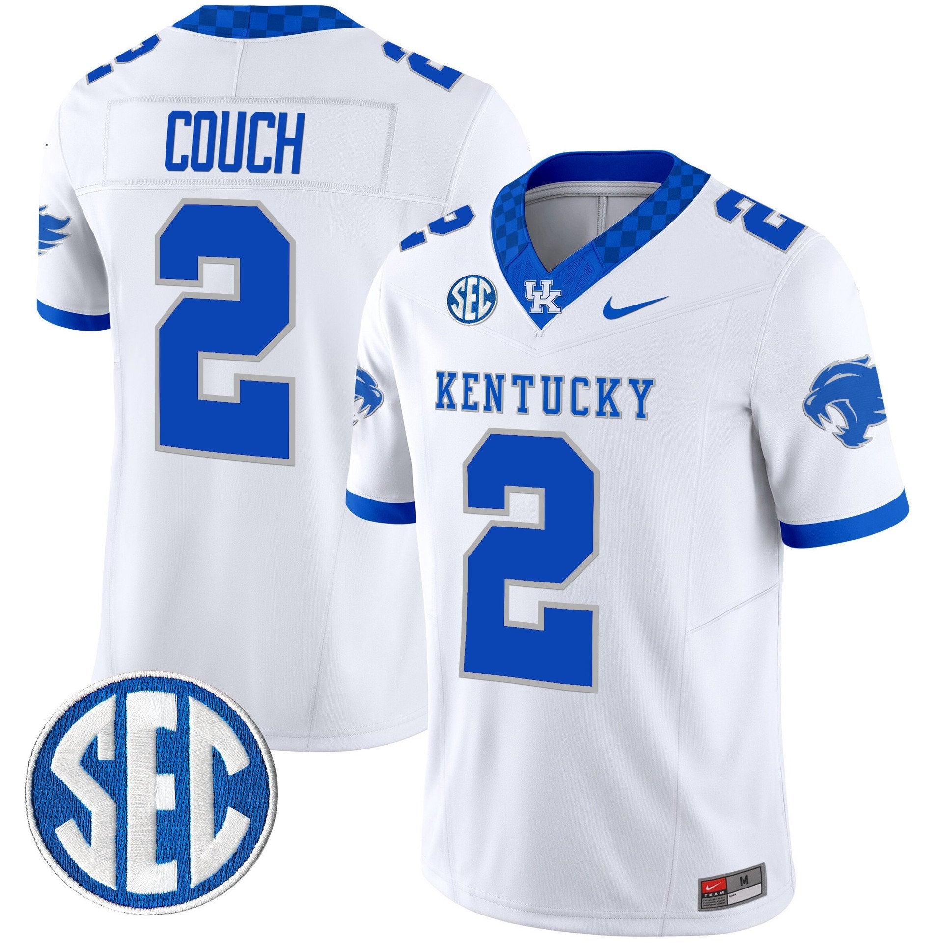 Tim Couch Jersey #2 Kentucky Wildcats 2025 Limited Stitched White