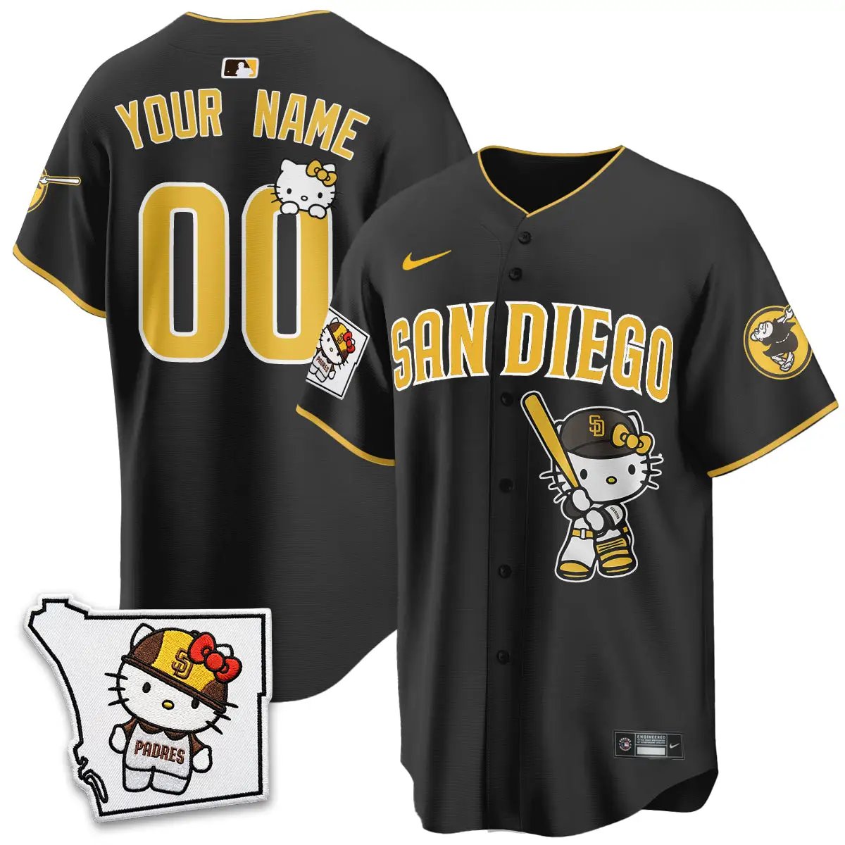 San Diego Padres x Meow KT Vapor Limited Custom Jersey - All Stitched V2