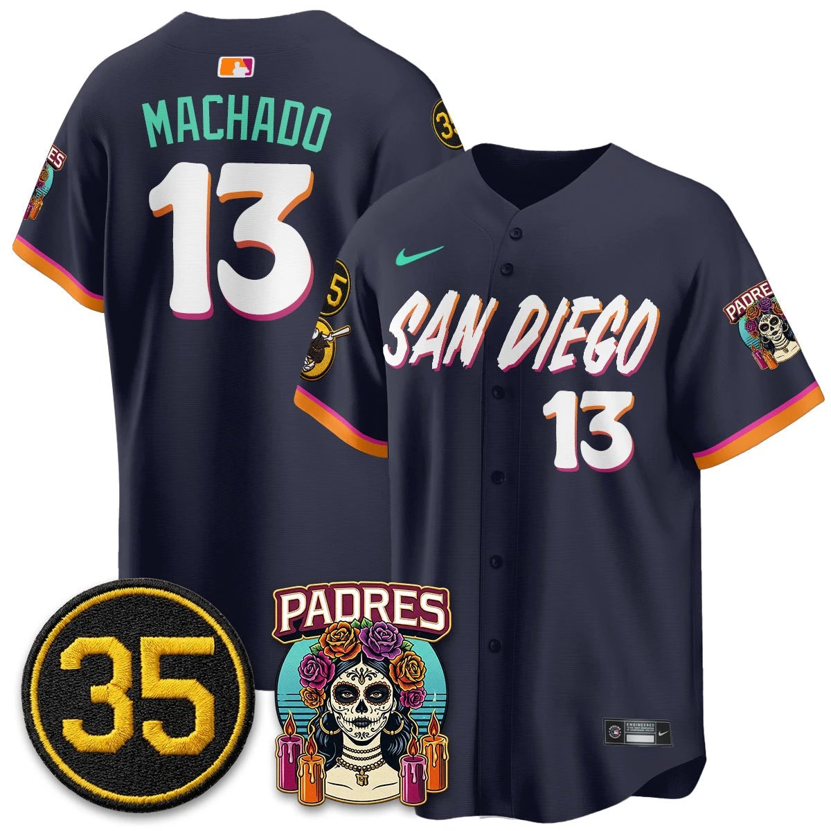 Men San Diego Padres 2026 City Connect - Remembering Randy Jones Vapor Limited Jersey - All Stitched