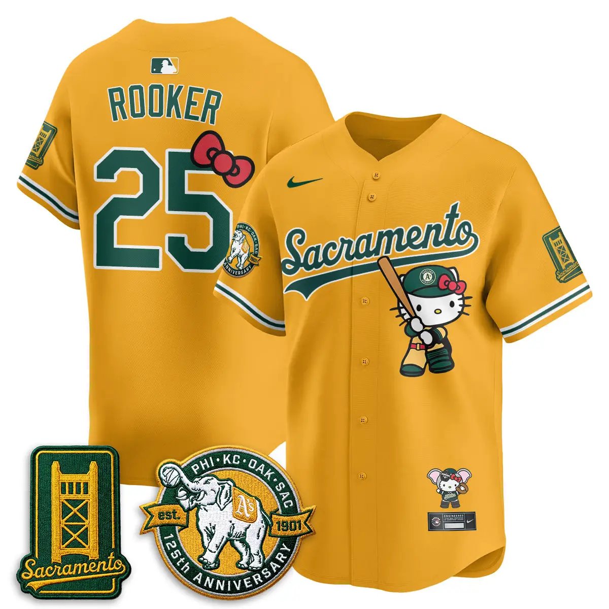 Men Oakland Athletics x Meow KT 2026 Vapor Limited Jersey - Stitched