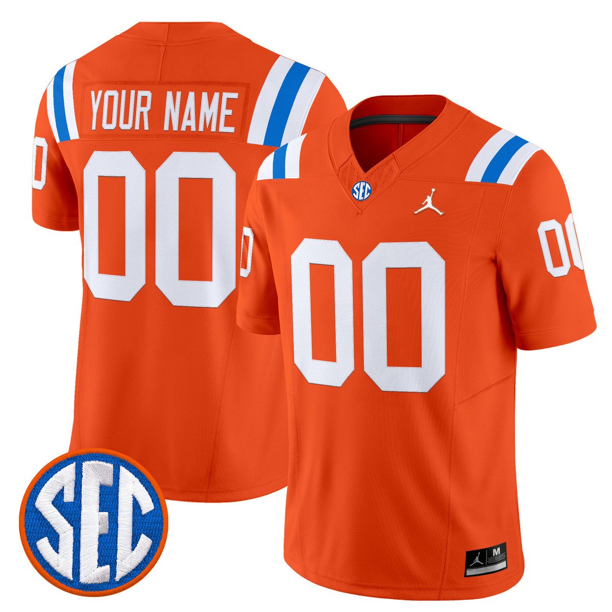 Custom Florida Gators Jersey Name, Number 1960s Throwback Vapor Limited Royal Alter