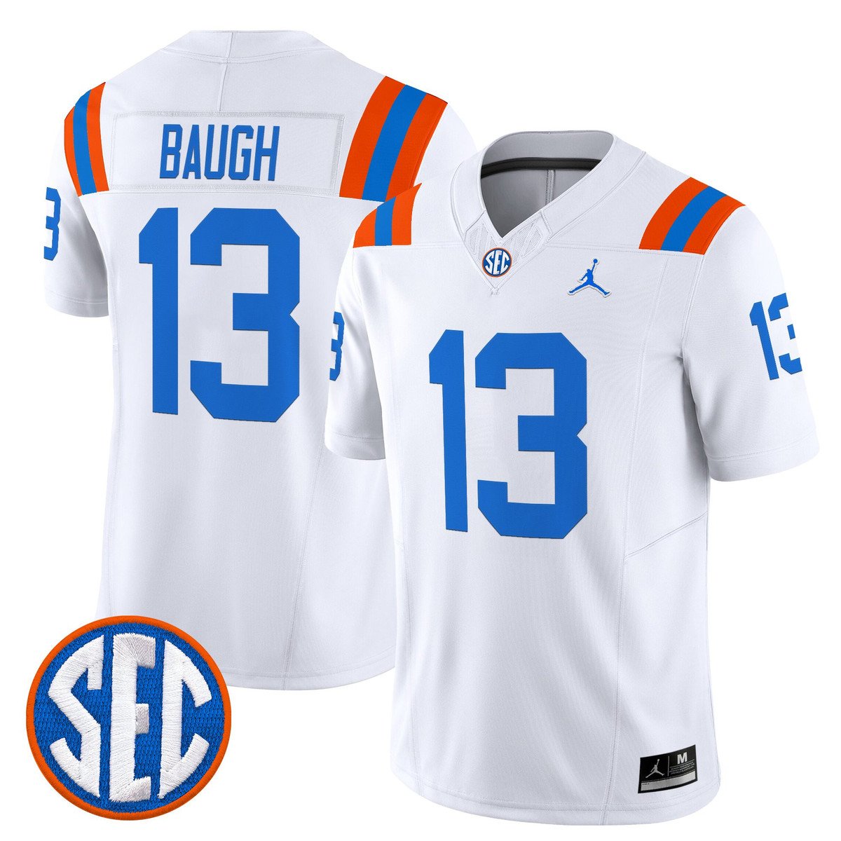 Jadan Baugh Jersey #13 Florida Gators 1960s Throwback Vapor Limited White