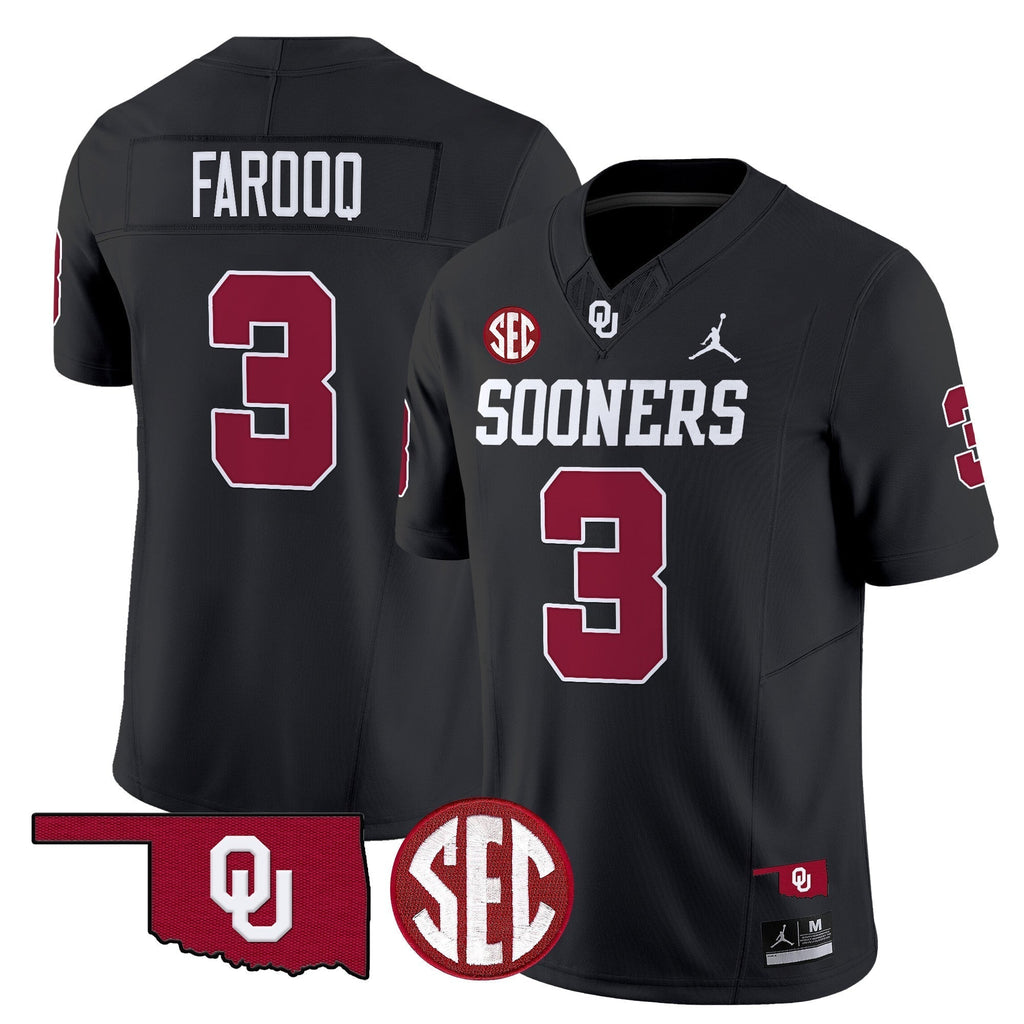 Men Oklahoma Sooners 2024 Vapor Limited Jersey - SEC Patch - All Stitched