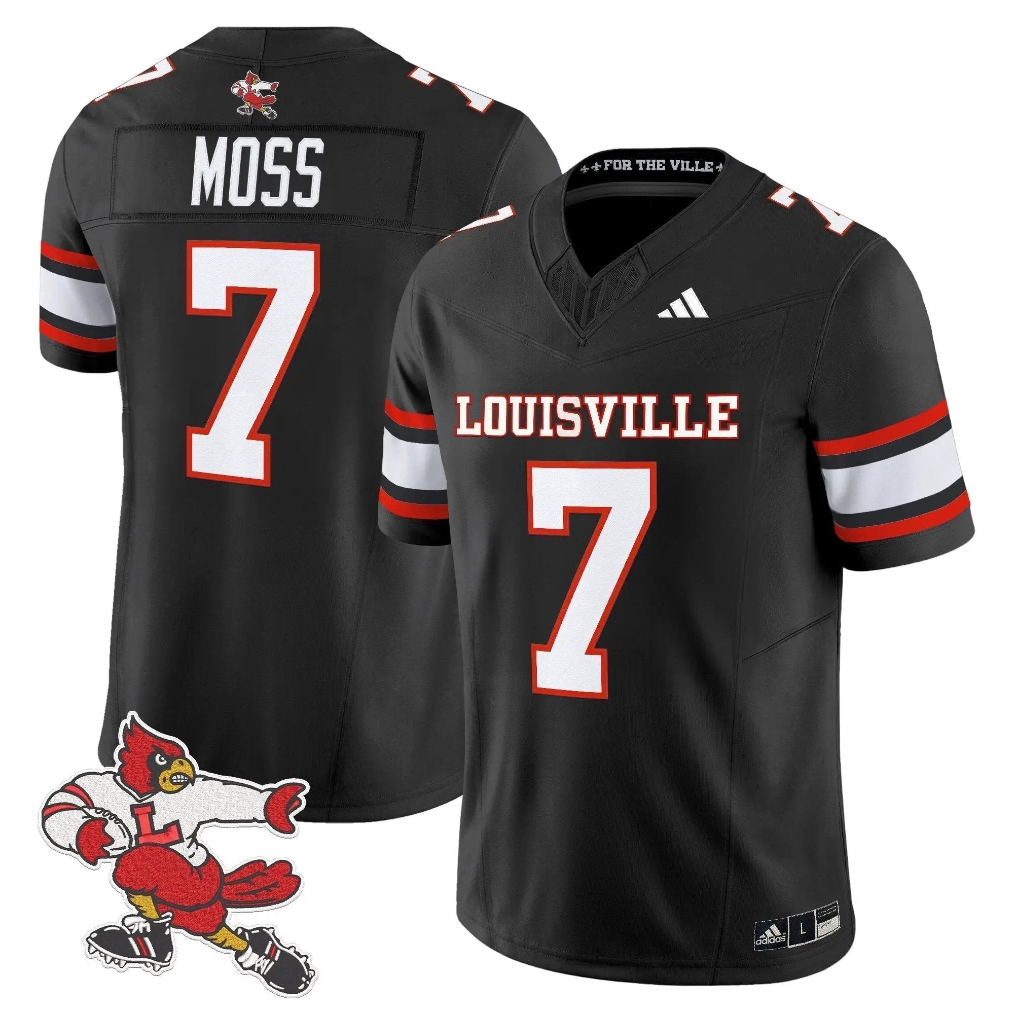 Men Louisville Cardinals '1980s Throwback' Vapor Limited Jersey Football