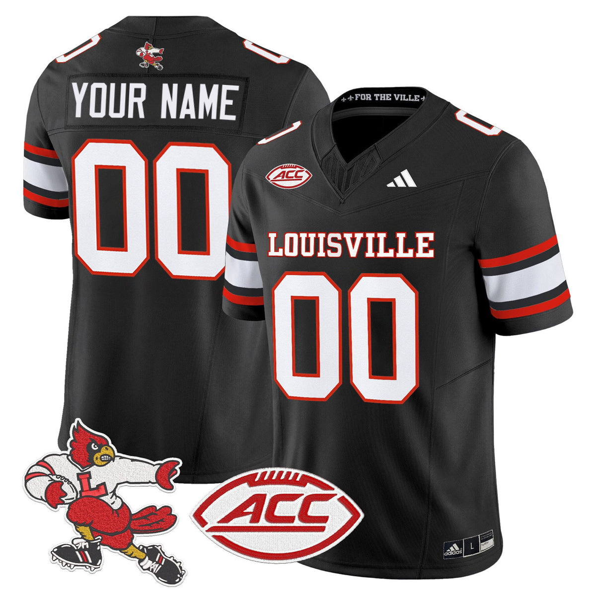 Custom Louisville Cardinals Jersey 1980s Throwback Vaport Limited Stitched All Colors