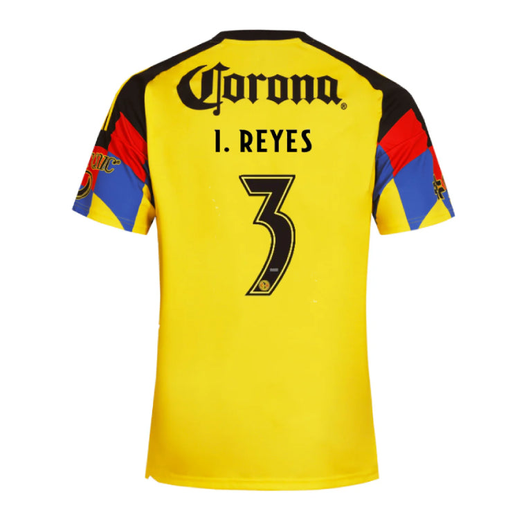Club América 2025-26 I. Reyes 3 Home Jersey – Yellow