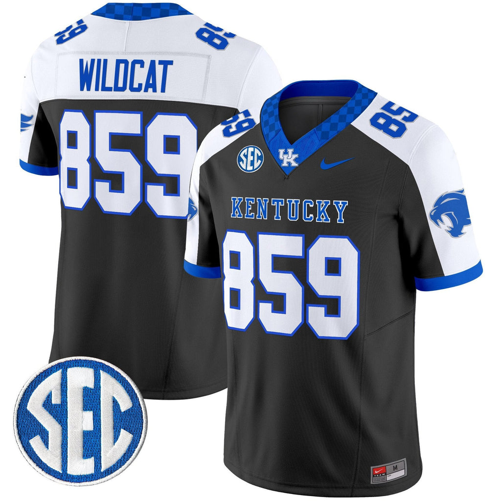 Wildcat Jersey #859 Kentucky Wildcats 2025 Limited Stitched Black Alternate