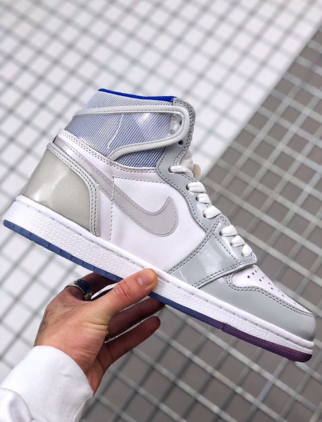 Air Jordan 1 High Zoom White Racer Blue