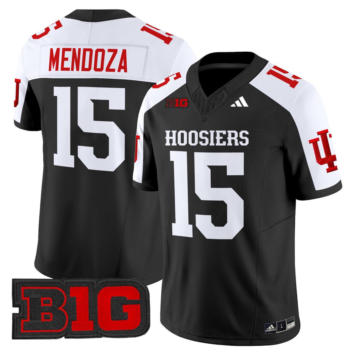 Fernando Mendoza Jersey #15 Indiana Hoosiers 2025 Limited Stitched Black Alter
