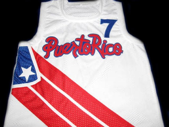 Carlos Arroyo Jersey #7 Puerto Rico Basketball White