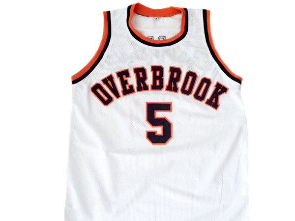 Wilt Chamberlain Jersey #5 Overbrook High School Basketball White