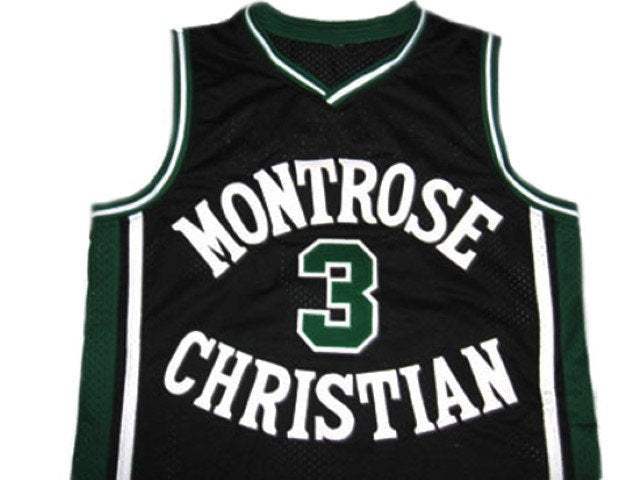 Kevin Durant Jersey #3 Montrose Christian Basketball New Sewn Black