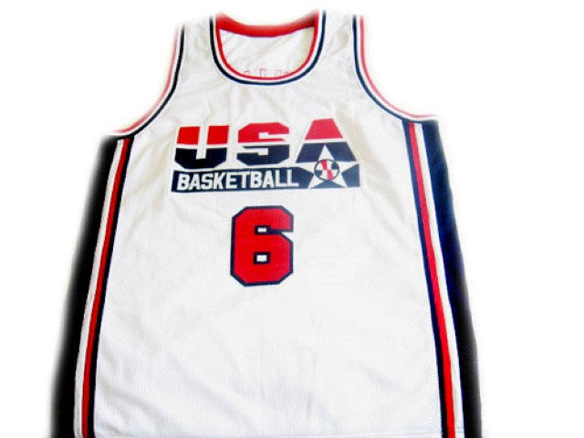 Patrick Ewing Jersey #6 Team Usa Basketball White