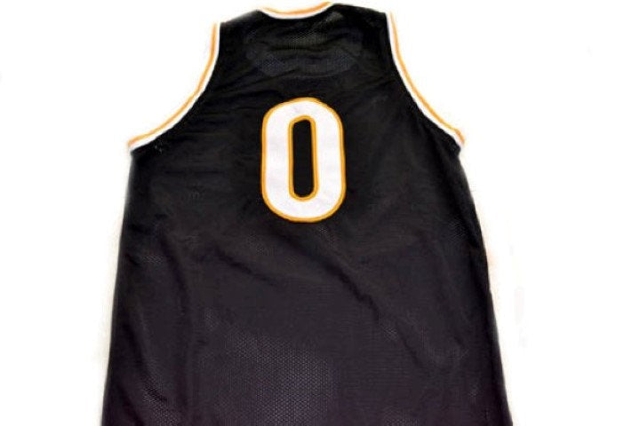 Monstars Jersey #0 Tune Squad Space Jam Movie Basketball Black