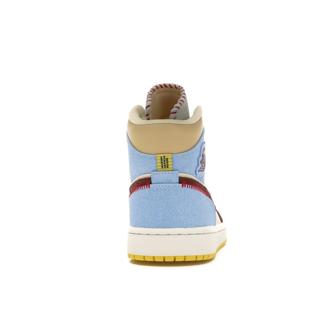 Air Jordan 1 Mid SE Fearless Maison Chateau Rouge