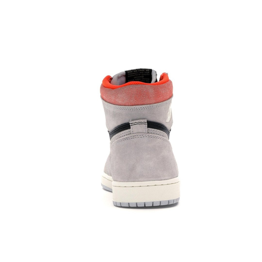 Air Jordan 1 Retro High Neutral Grey Hyper Crimson