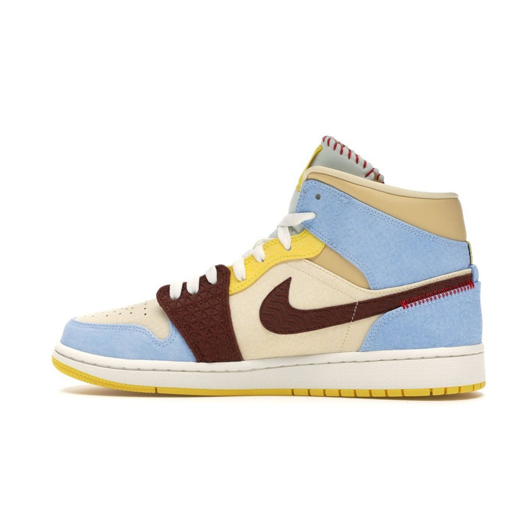Air Jordan 1 Mid SE Fearless Maison Chateau Rouge