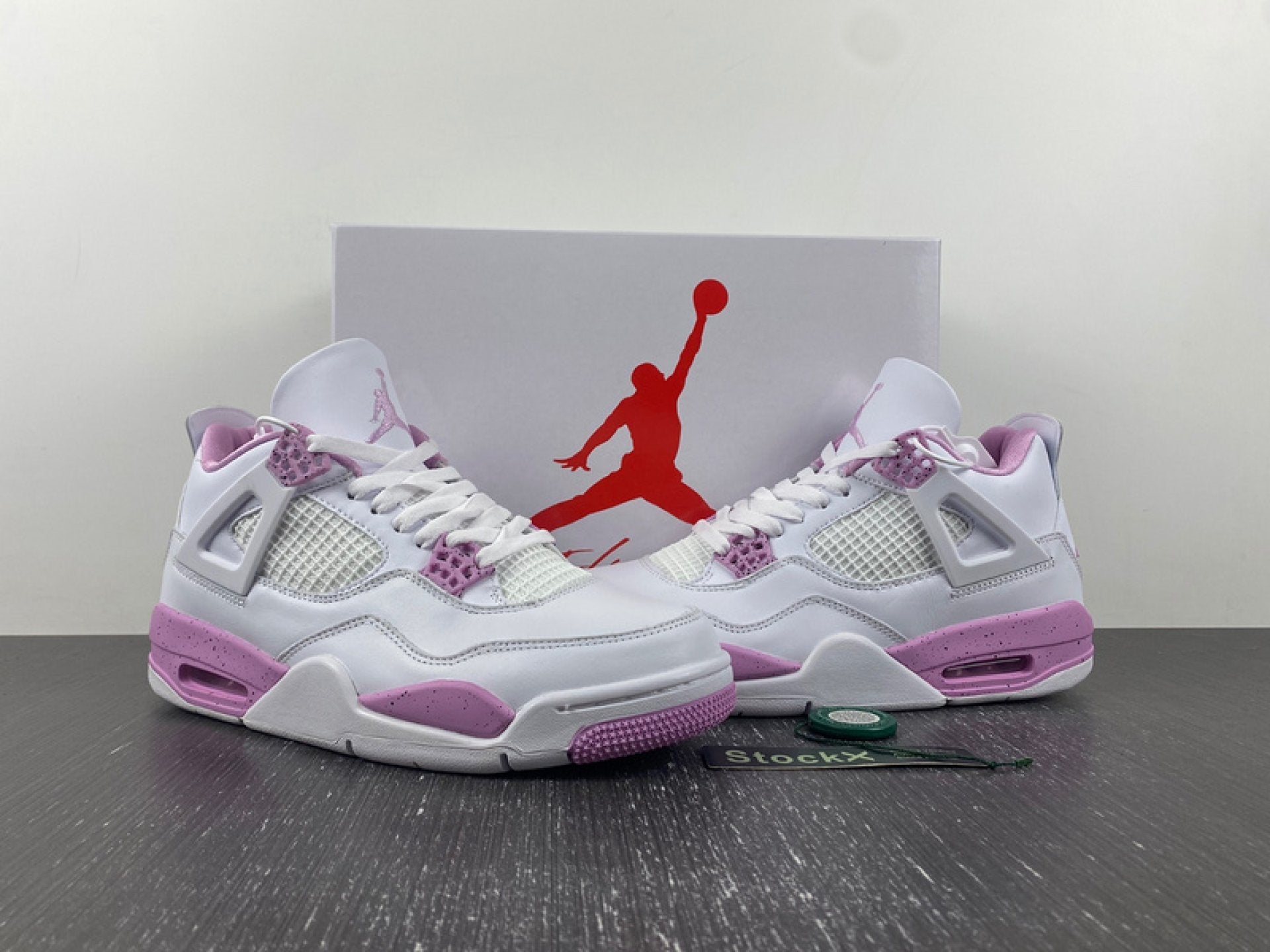 Air Jordan 4 White Pink