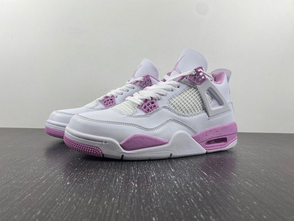Air Jordan 4 White Pink