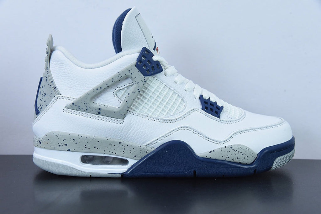 Air Jordan 4 Retro White Midnight Navy