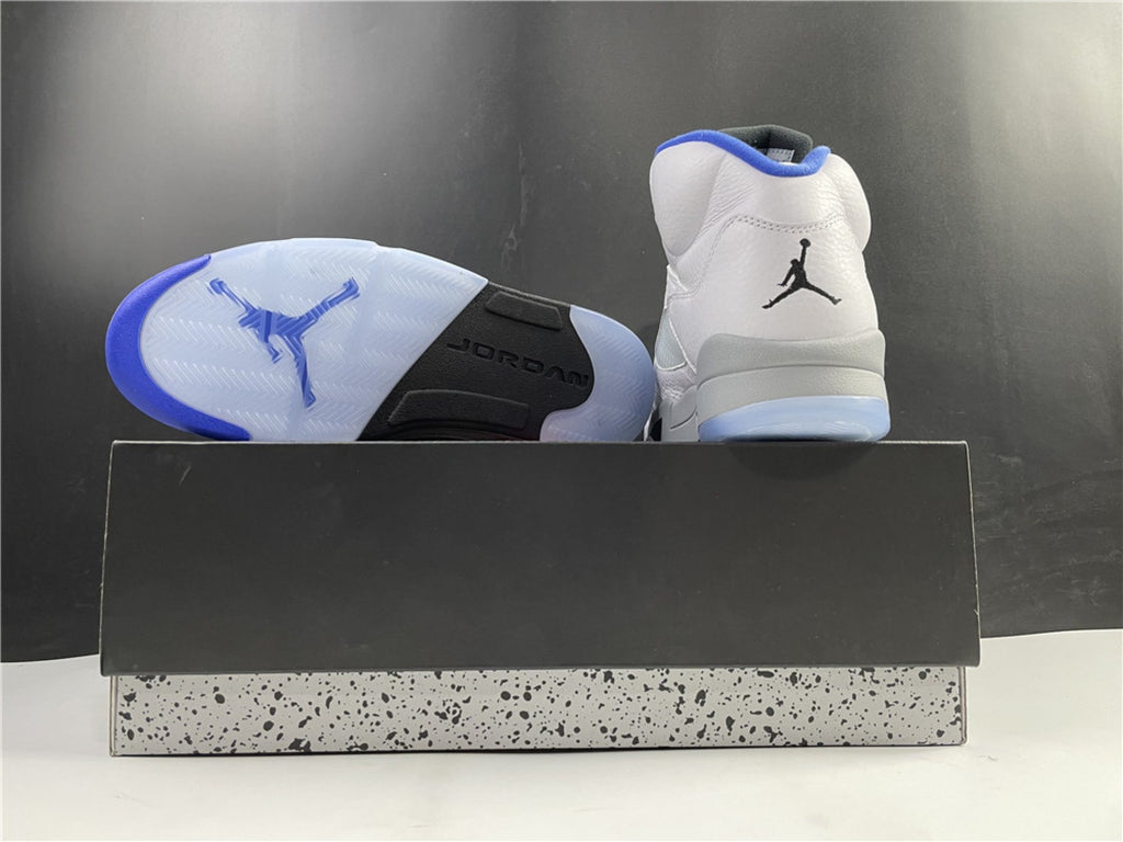 Air Jordan 5 Retro White Stealth