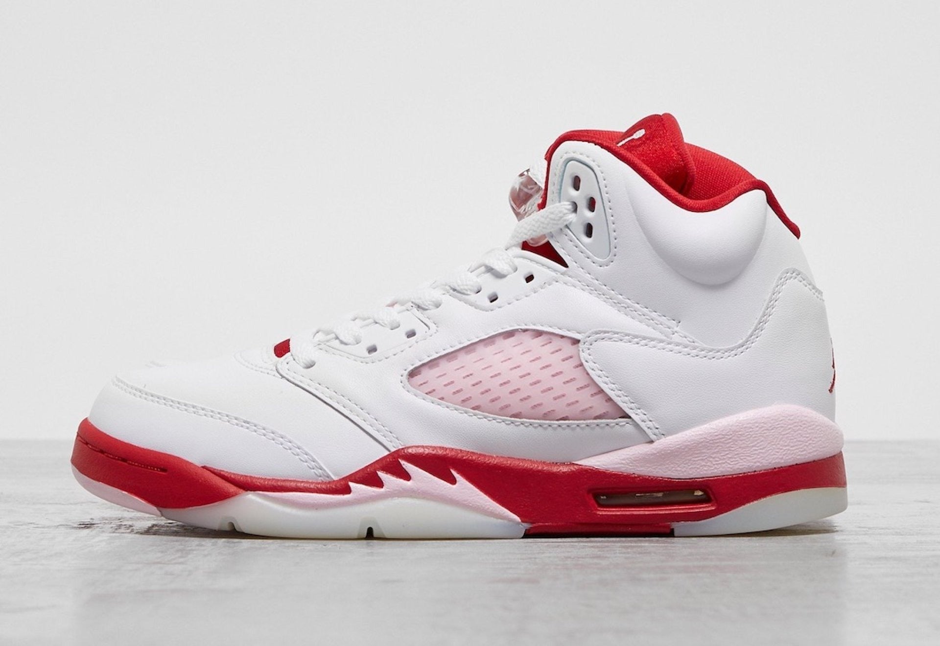 Air Jordan 5 Retro White Pink Red