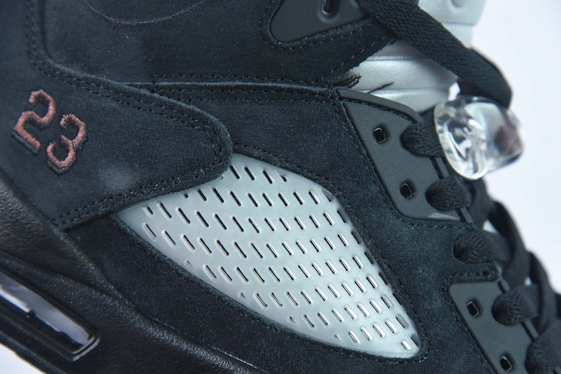 A Ma Maniére X Air Jordan 5 Black Burgundy Crush Pale Ivory