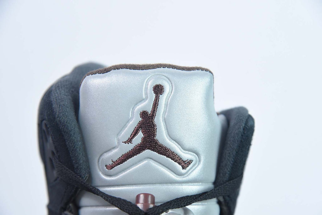 A Ma Maniére X Air Jordan 5 Black Burgundy Crush Pale Ivory