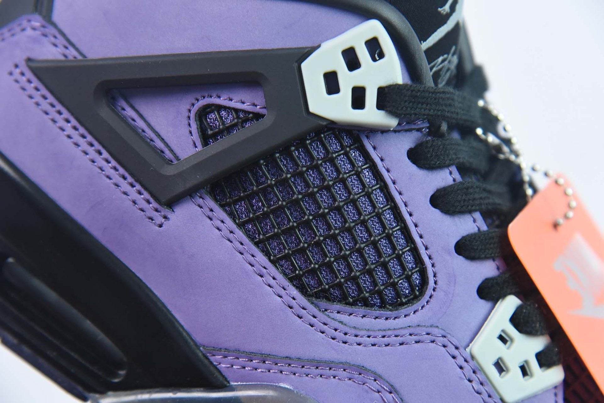 Travis Scott x Air Jordan 4 Retro Purple Suede Black Midsole