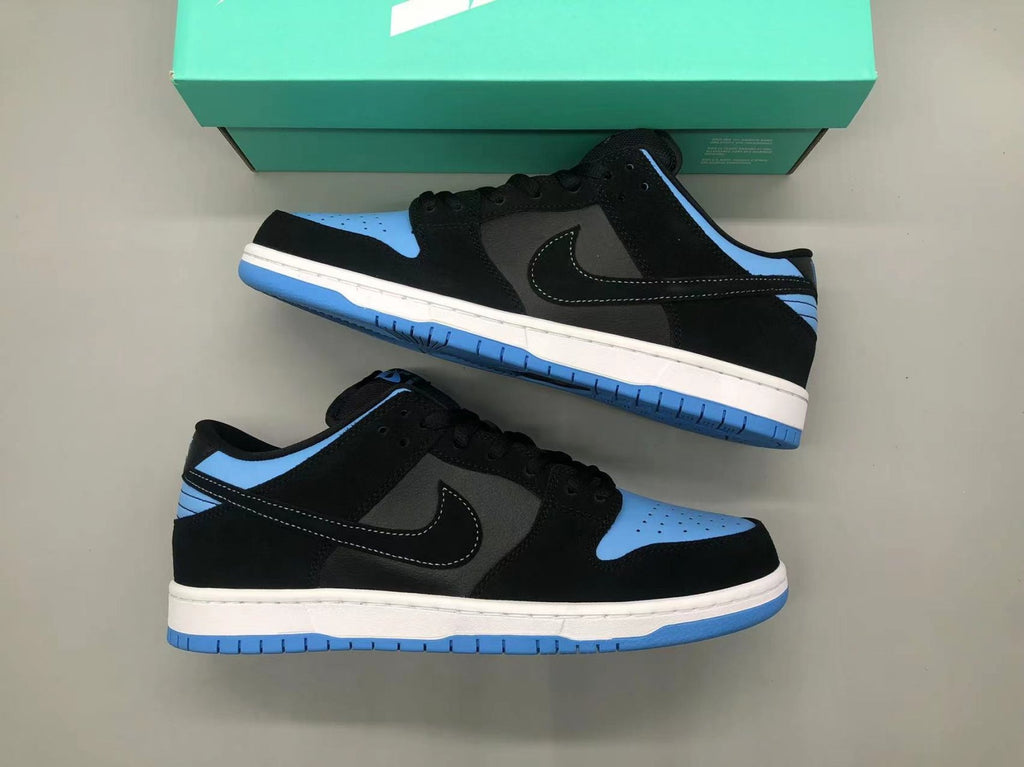 SB Dunk Low Black University Blue