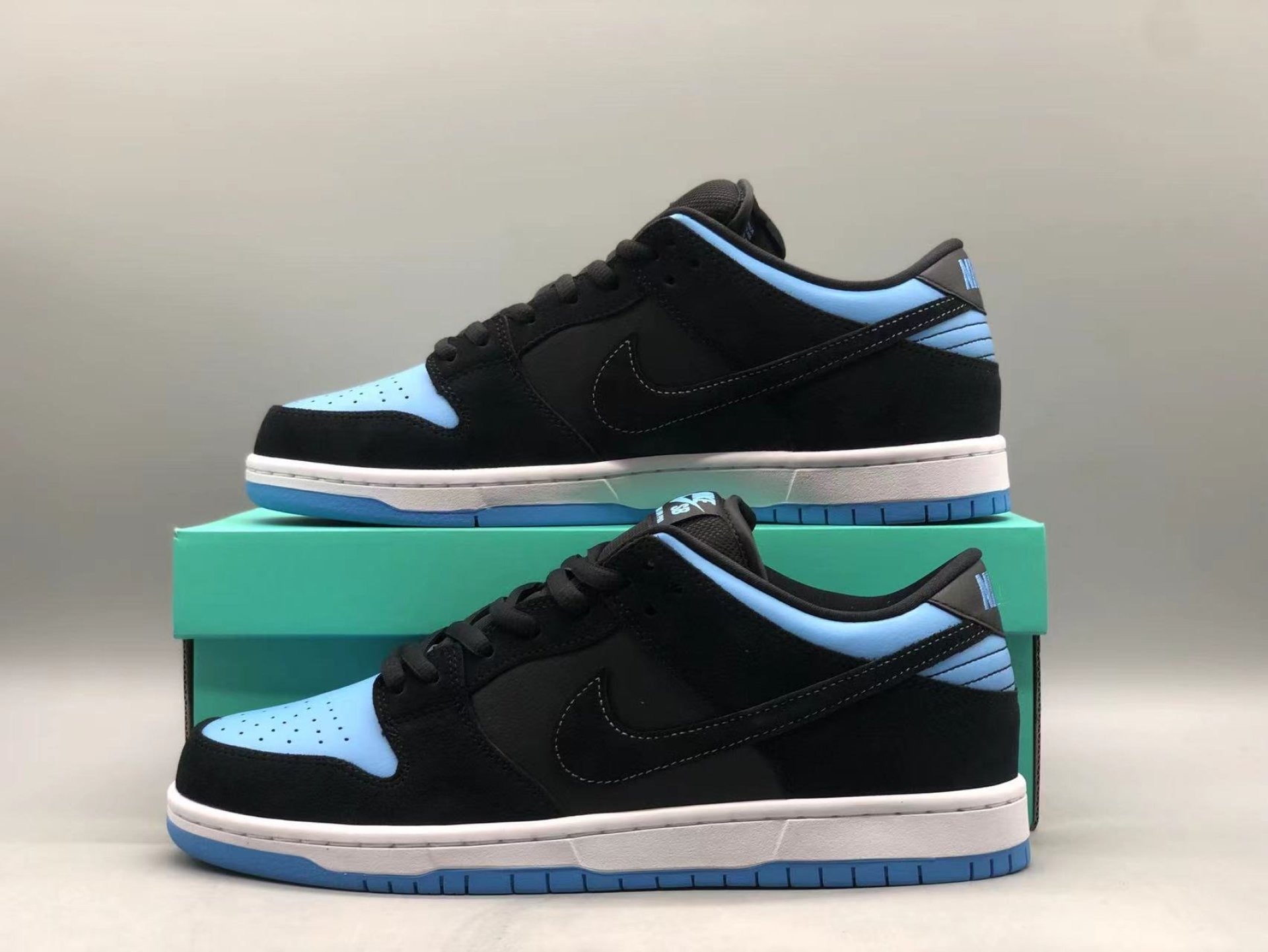 SB Dunk Low Black University Blue