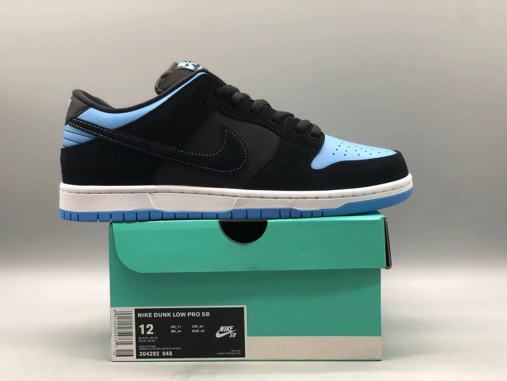 SB Dunk Low Black University Blue